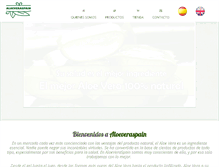 Tablet Screenshot of aloeveraspain.com